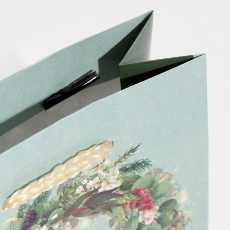 Laminated vertical "New Year's Wreath", S 11.5 x 14.5 x 5.5 cm, New Year-7