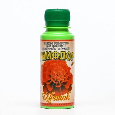 Mineral fertilizer "Uniflor Flower", bottle, 0.1 l