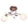 Lamp Ceiling Economy Service 1425YX/2FGD WT, 2x40W, E27, 26x26x49 cm, gold color