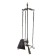 Forged set for the fireplace "Syrian GK930", poker 62 cm, scoop, brush with a butterfly