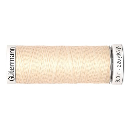 SEW-HALL thread for all materials, 200 m, 748277 (414 light-cream-beige)