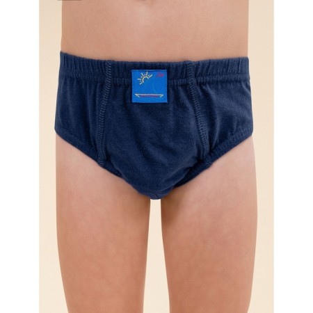 Panties for boys, height 110 cm, blue, dark blue, 3 pcs-9