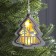 Christmas tree toy "Christmas tree with a deer", from batteries, a glow of warm white