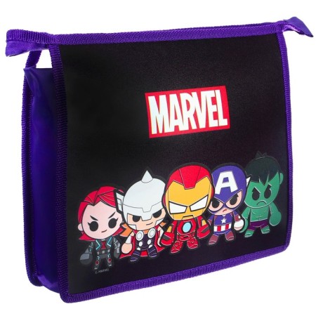 Plastic folder for notebooks A5, on lightning, Avengers-2