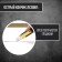 Knife universal tundra, 2K case, metal guide, screw lock, 25 mm