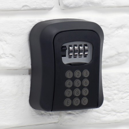 The keybox is wall -mounted with the Classic code castle, 12 x 9.6 x 4 cm.-3