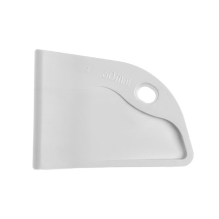 Rubber Tundra Spatula "Parus", white, 60 mm-1