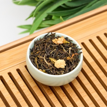 Chinese green jasmine tea "Jasmine snowfall, pray Pao Sue", 100 g, 2023-4