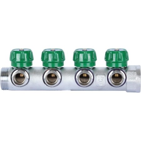 Collector regulator SMB-6850-011202, 1 ", 4 exits, 1/2", flat seal-1