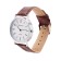 Men's wrist watches, D-4 cm, brown strap