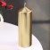 Candle "Column", gold, 5.5 × 15cm