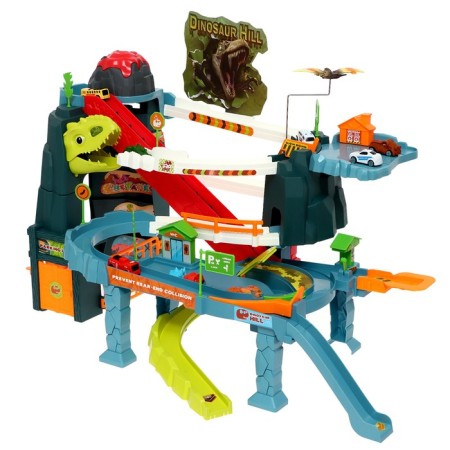 Auto traffic "dinosaur", sound effects, smoke effect-1