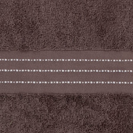 Trick London towel 50x90 cm, gray-brown, 100% cotton, 430g/m-2