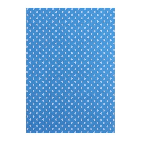 Colored felt is soft with the A4 Devente pattern. Hearts 5 colors, 5 sheets, thickness 2 mm-3