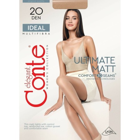 Female tights IDEAL, size 2, color MOCCA-4