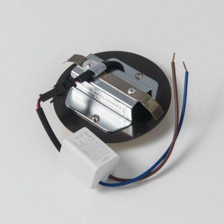 The built -in Citilux “Scully” CLD006R3, 7.7x7.7 cm, 1x1W, LED, brown color-3
