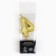 Candle figure for the cake "4", gold, 2.5 x 8 cm.