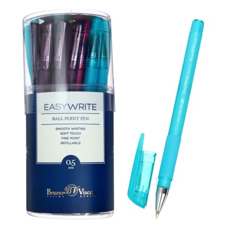 Ballpoint pen Easywrite Creative, node 0.5 mm, blue ink, matte case Silk Touch, mix