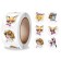 Stick Paper "Beast with glasses" d = 2.5 cm 500 pcs in a roll 3x6.5x6.5 cm
