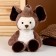 Soft toy "Bear" in an elephant suit, 40 cm, brown color
