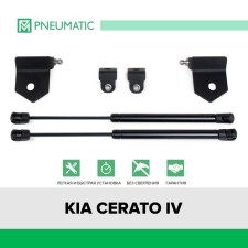 Gas strokes of the hood Pneumatic, Kia Cerato IV 2018-n., 2 pcs., Ku-ki-ce04-00