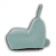 A chair "Bunny" with ears Small, size 70x70x80 cm
