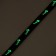 Fly collar "fish" luminous, with a bell and suspension, 30 x 1 cm, polyester, black