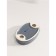 Savanna Bathroom Accessories set, 3 objects (soap dish, soap dispenser 400 ml, glass), gray-blue color