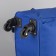 Bag-rug 2 in 1 on wheels 18 ", lightning department, external pocket, blue color