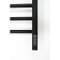 Electric towel Grois Nex GR-112, 400x800 mm, 8 crossbars, lower, black