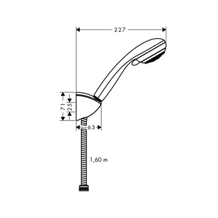 Shower set Hansgrohe Crometta-1