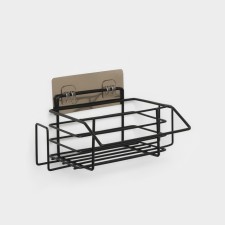 Velcro shelf, 24 × 14 × 10 cm, black color