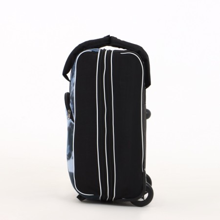Small suitcase 20 ", a road bag with a zipper, black color-5