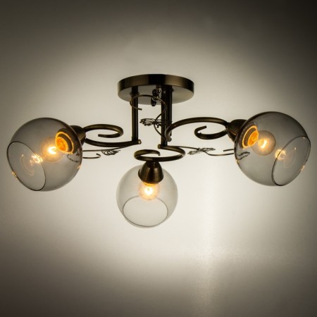 Chandelier 6591200/3 E27 40W bronze 46x46x24 cm Bayerlux-1