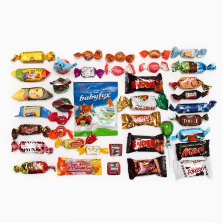 New Year. Gift set of sweets "Kudryashki", 500 g-4