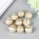Decor for creativity Plastic "Pearl -pire with a loop" set 10 pcs d = 1.3 cm
