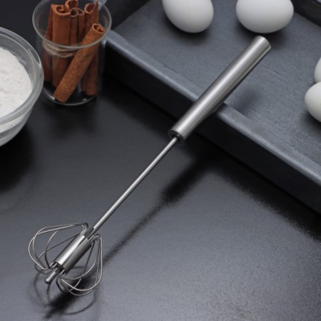 Mixer Mechanical Dolyana "Silver", 30 cm, stainless steel-1