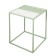 Coffee mayen table, 450 × 450 × 550 mm, white / green color