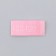 Textile strip "122-128", 5 x 1.1 cm, pink color