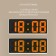 Clock - Electronic desktop an alarm clock with a thermometer, calendar, 15 x 6.3 cm, aaa, USB
