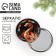 Pocket mirror "snake", diam. 7 cm