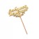 Topper wooden "beloved mommy" Golden give beautifully 14.3x8.2 cm