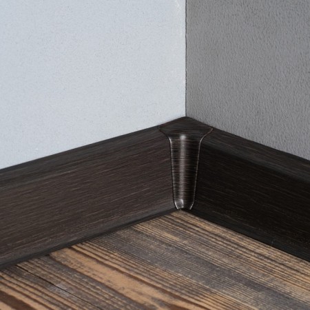 Floor skirting board 55mm "decoration", 303 wenge dark 2.2m-4