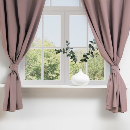 A set of curtains for the kitchen with sequences of Ethel "Kitchen", lilac color, 150x180 cm - 2 pcs