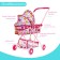 Universal stroller for dolls, with a basket, a metal frame