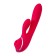 Vibrator with clitoral and vacuum stimulations Jos Doobl, 20 cm, silicone, pink color
