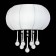 Sconces st. SL350.051.02. Preferita. 2x40 watts, E14, 30x22 cm, chromium color