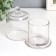 Bank for candles glass with a lid "Dome" Transparent 11.2x9x9 cm