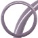 Leather braid, l gray Skyway, with a white strip, S01102322