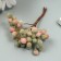 Decor for creativity "Berries" 1 bouquet = 6 branches lilac-green 10 cm